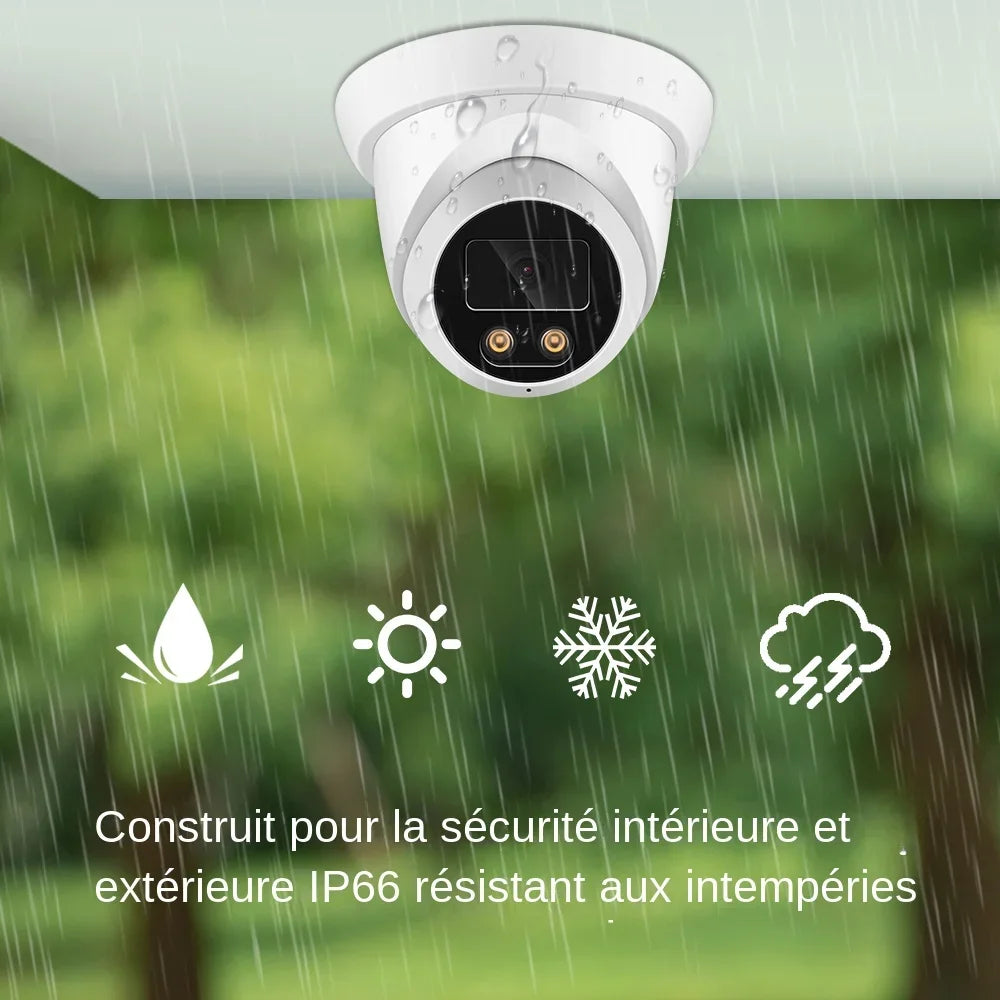Caméra De Surveillance Extérieure IP POE 8MP 4K