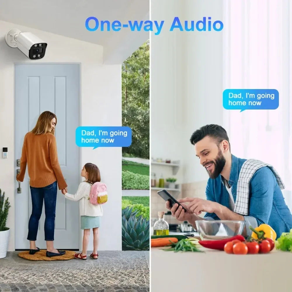 Caméra IP Extérieure 4K 8MP Avec Vision Nocturne