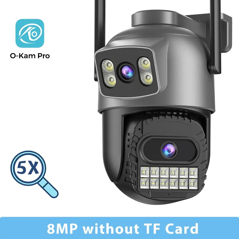Caméra PTZ Extérieure Wi-Fi Double Écran 15MP