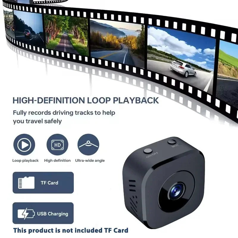 Mini Caméra Wi-Fi 4K Avec Vision Nocturne